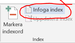 Infoga Index